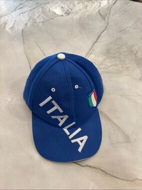 Blue Italia Baseball Cap - Men's Casual Hat